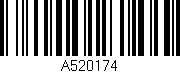 Código de barras (EAN, GTIN, SKU, ISBN): 'A520174'