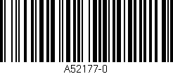 Código de barras (EAN, GTIN, SKU, ISBN): 'A52177-0'