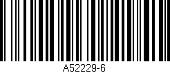 Código de barras (EAN, GTIN, SKU, ISBN): 'A52229-6'