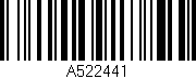 Código de barras (EAN, GTIN, SKU, ISBN): 'A522441'