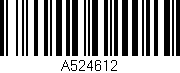 Código de barras (EAN, GTIN, SKU, ISBN): 'A524612'
