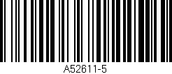 Código de barras (EAN, GTIN, SKU, ISBN): 'A52611-5'