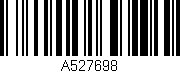 Código de barras (EAN, GTIN, SKU, ISBN): 'A527698'