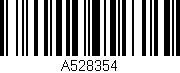 Código de barras (EAN, GTIN, SKU, ISBN): 'A528354'