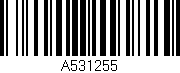 Código de barras (EAN, GTIN, SKU, ISBN): 'A531255'