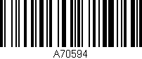 Código de barras (EAN, GTIN, SKU, ISBN): 'A70594'