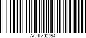 Código de barras (EAN, GTIN, SKU, ISBN): 'AAHIM02354'
