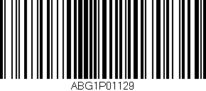 Código de barras (EAN, GTIN, SKU, ISBN): 'ABG1P01129'