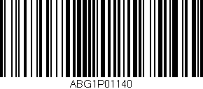 Código de barras (EAN, GTIN, SKU, ISBN): 'ABG1P01140'