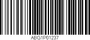 Código de barras (EAN, GTIN, SKU, ISBN): 'ABG1P01237'