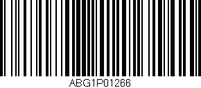 Código de barras (EAN, GTIN, SKU, ISBN): 'ABG1P01266'