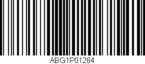 Código de barras (EAN, GTIN, SKU, ISBN): 'ABG1P01284'