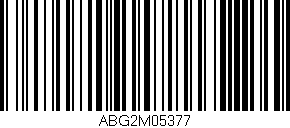 Código de barras (EAN, GTIN, SKU, ISBN): 'ABG2M05377'