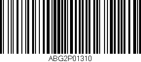 Código de barras (EAN, GTIN, SKU, ISBN): 'ABG2P01310'