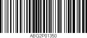 Código de barras (EAN, GTIN, SKU, ISBN): 'ABG2P01350'