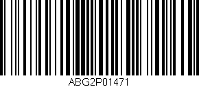 Código de barras (EAN, GTIN, SKU, ISBN): 'ABG2P01471'