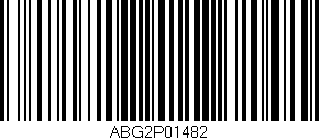 Código de barras (EAN, GTIN, SKU, ISBN): 'ABG2P01482'