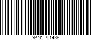 Código de barras (EAN, GTIN, SKU, ISBN): 'ABG2P01486'