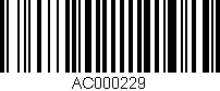 Código de barras (EAN, GTIN, SKU, ISBN): 'AC000229'