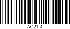 Código de barras (EAN, GTIN, SKU, ISBN): 'AC21-4'