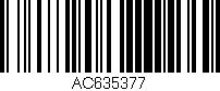Código de barras (EAN, GTIN, SKU, ISBN): 'AC635377'