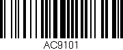 Código de barras (EAN, GTIN, SKU, ISBN): 'AC9101'