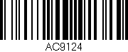 Código de barras (EAN, GTIN, SKU, ISBN): 'AC9124'