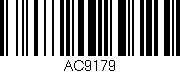 Código de barras (EAN, GTIN, SKU, ISBN): 'AC9179'