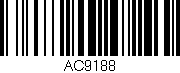 Código de barras (EAN, GTIN, SKU, ISBN): 'AC9188'