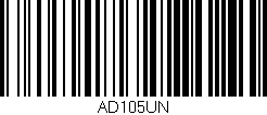 Código de barras (EAN, GTIN, SKU, ISBN): 'AD105UN'