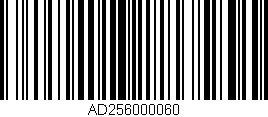 Código de barras (EAN, GTIN, SKU, ISBN): 'AD256000060'