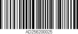 Código de barras (EAN, GTIN, SKU, ISBN): 'AD256200025'