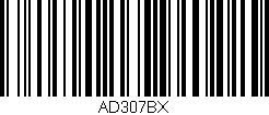 Código de barras (EAN, GTIN, SKU, ISBN): 'AD307BX'