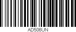 Código de barras (EAN, GTIN, SKU, ISBN): 'AD506UN'