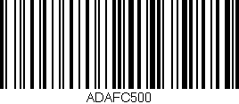 Código de barras (EAN, GTIN, SKU, ISBN): 'ADAFC500'