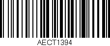 Código de barras (EAN, GTIN, SKU, ISBN): 'AECT1394'