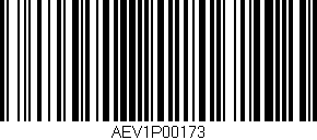 Código de barras (EAN, GTIN, SKU, ISBN): 'AEV1P00173'