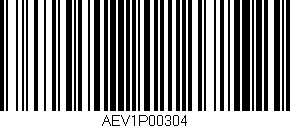 Código de barras (EAN, GTIN, SKU, ISBN): 'AEV1P00304'