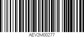 Código de barras (EAN, GTIN, SKU, ISBN): 'AEV2M00277'