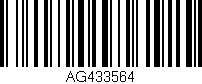 Código de barras (EAN, GTIN, SKU, ISBN): 'AG433564'