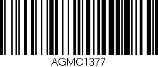 Código de barras (EAN, GTIN, SKU, ISBN): 'AGMC1377'