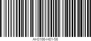 Código de barras (EAN, GTIN, SKU, ISBN): 'AH3166-H01-56'