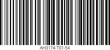 Código de barras (EAN, GTIN, SKU, ISBN): 'AH3174-T01-54'