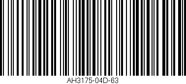 Código de barras (EAN, GTIN, SKU, ISBN): 'AH3175-04D-63'