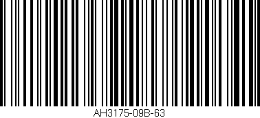 Código de barras (EAN, GTIN, SKU, ISBN): 'AH3175-09B-63'