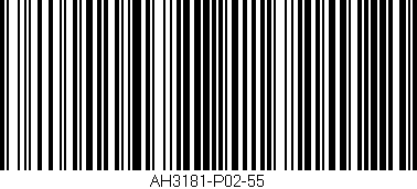 Código de barras (EAN, GTIN, SKU, ISBN): 'AH3181-P02-55'