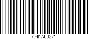 Código de barras (EAN, GTIN, SKU, ISBN): 'AHI1A00271'