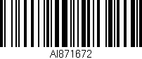 Código de barras (EAN, GTIN, SKU, ISBN): 'AI871672'