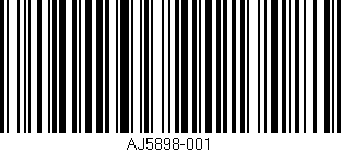 Código de barras (EAN, GTIN, SKU, ISBN): 'AJ5898-001'