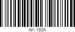 Código de barras (EAN, GTIN, SKU, ISBN): 'AK-160A'